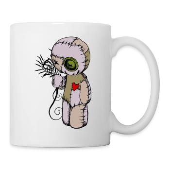 Voodoo-Puppe - Tasse - Weiß - Rechts