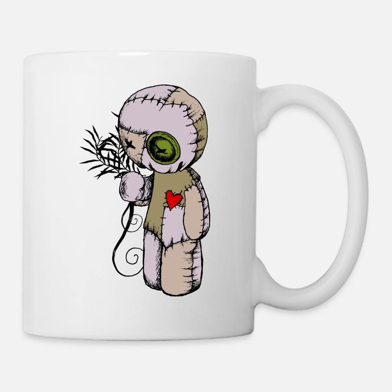 voodoo doll - Mug blanc - blanc