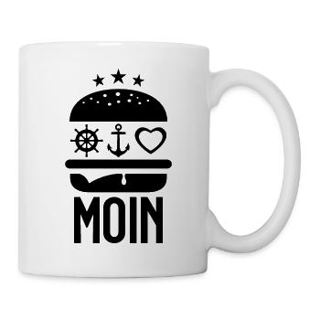 MOIN HAMBURG HAMBURGER - Tasse - Weiß - Rechts