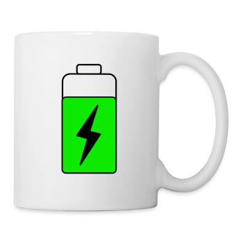 battery green - Mug - white - Right