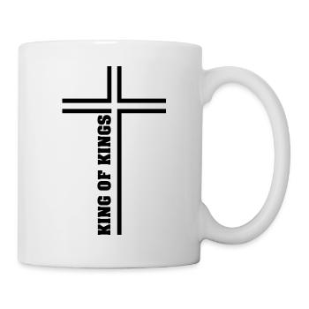 Roi des rois -noir- - Mug blanc - blanc - Droite