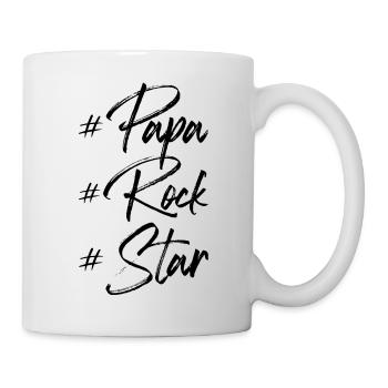 Papa Bestes Geschenk Papa - Tasse - Weiß - Rechts