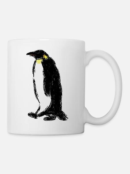 Kaiserpinguin / Emperor Penguin Design I - Tasse - Weiß