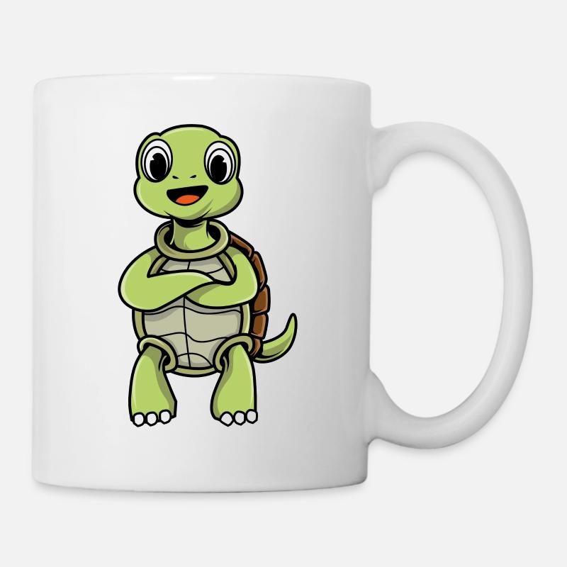 Schildkröte - Tasse - Weiß