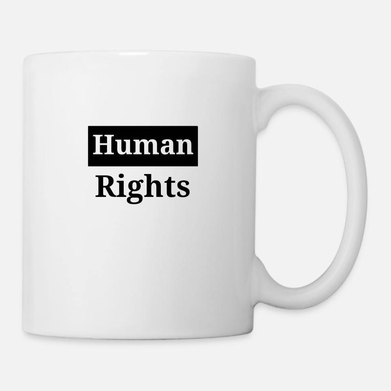 Human rights - Tasse - Weiß