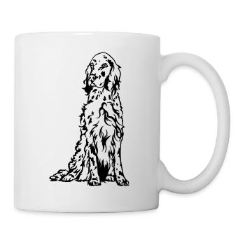 English setter - Mug - white - Right