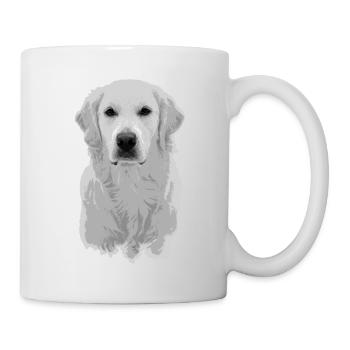 Golden Retriever - Tasse - Weiß - Rechts