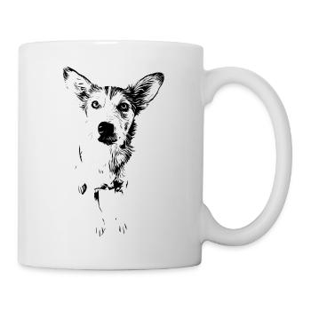 Podenco mixed / dog design gift idea - Mug - white - Right
