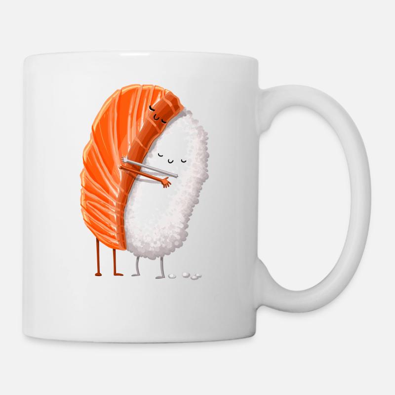 Sushi Umarmung - Tasse - Weiß