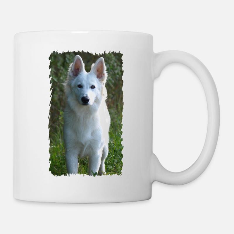 weißer Engel - Tasse - Weiß