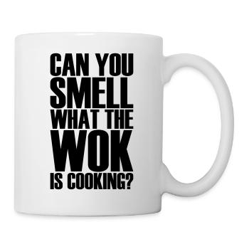 Can you smell what the Chef is cooking ? Chef Wok - Mug blanc - blanc - Droite