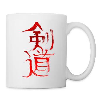 Kendo dragon style - Mug - white - Right