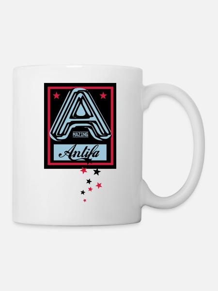 Antifa - Mug blanc - blanc