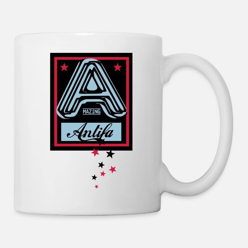 Antifa - Tasse - Weiß