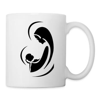 vierge n 01 - Mug blanc - blanc - Droite