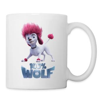 100% Wolf Freddy verspielt - Tasse - Weiß - Rechts