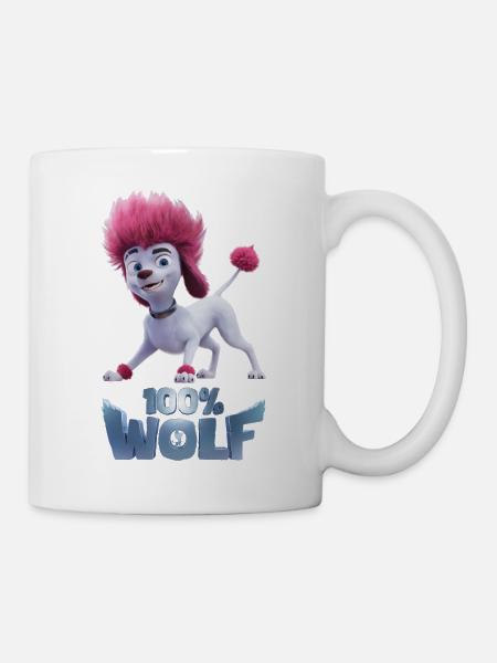 100% Wolf Freddy playful - Mug - white
