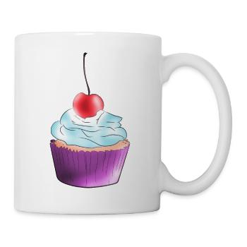petit gâteau - Mug blanc - blanc - Droite