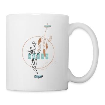 Healing means growing inner growth gift - Mug - white - Right