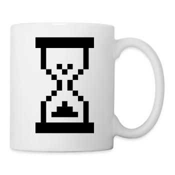 Computer Hourglass - Wait Concept - Mug - white - Right