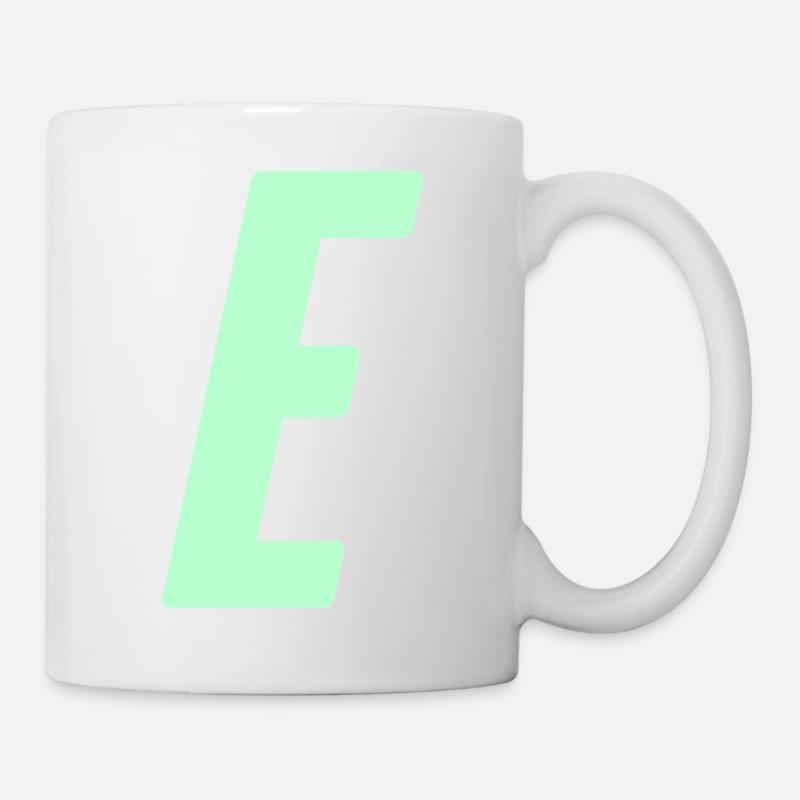 E - Mug blanc - blanc