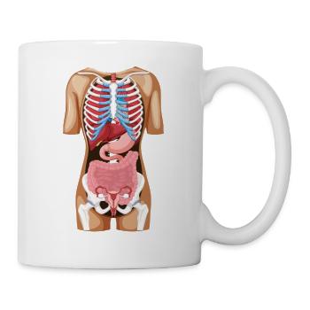 Location Organs - Anatomy Human Body - Mug - white - Right