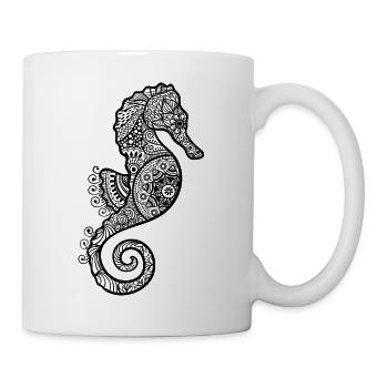 Sea horse - Mug - white - Right