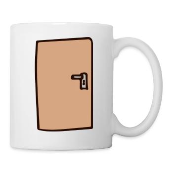 Porte - Mug blanc - blanc - Droite