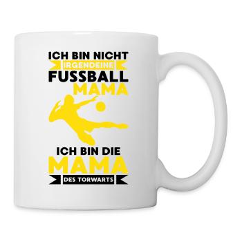 Fußball mama torwarts Geschenk Spiel Sport Ball - Tasse - Weiß - Rechts