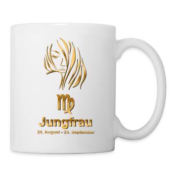 Signes du zodiaque Jungfrau - Mug blanc - blanc - Droite