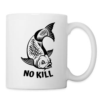 no kill sport fishing - Mug - white - Right