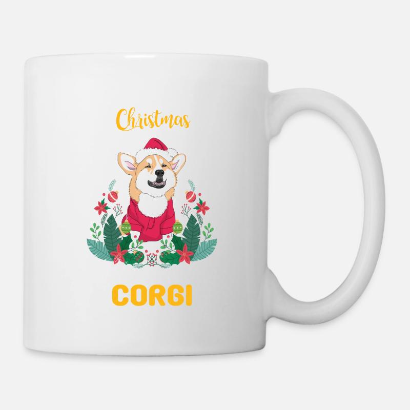 Corgi Christmas - Tasse - Weiß