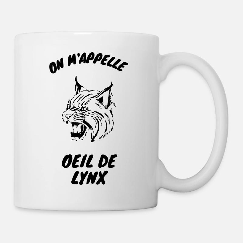 on m appelle oeil de lynx - Mug blanc - blanc