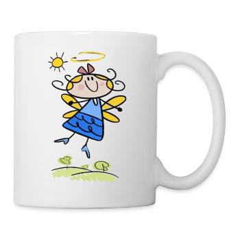 Kleiner Schutzengel - Tasse - Weiß - Rechts