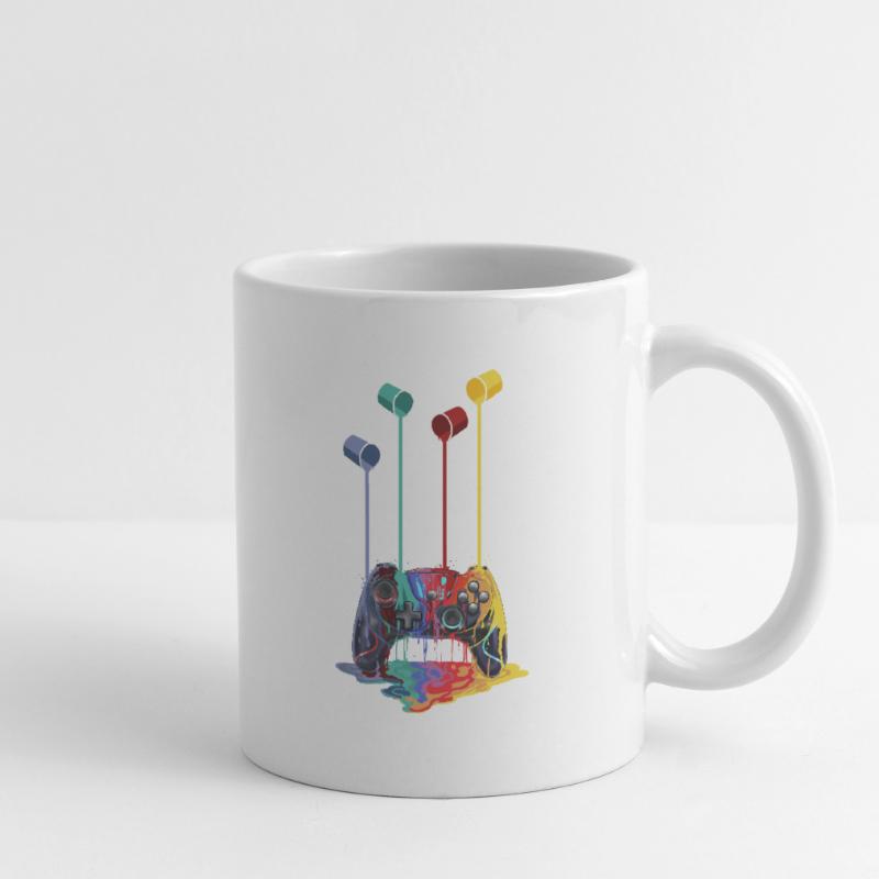 Regenbogen Kontroller Tasse