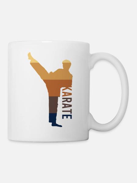Klassisches Karate - Tasse - Weiß