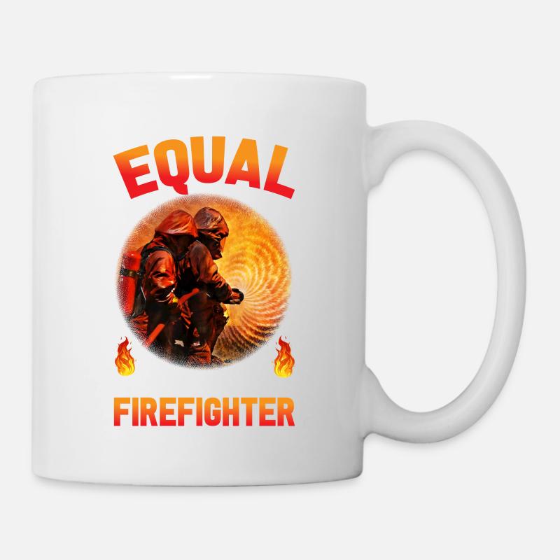 Fire Fighter I Feuerwehrmann - Tasse - Weiß