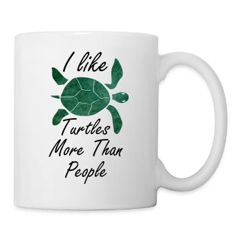 Turtles turtle - Mug - white - Right