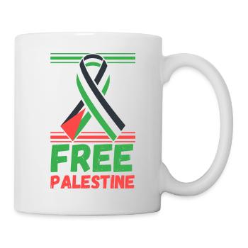 Free Palestine Palestine Peace Freedom - Mug - white - Right