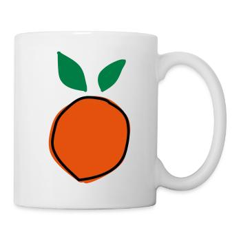 Apricot fruit2 c3 - Mug - white - Right