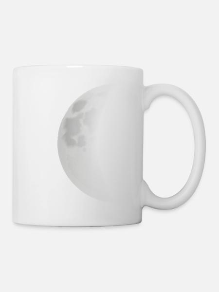 Climbing the moon - Mug - white