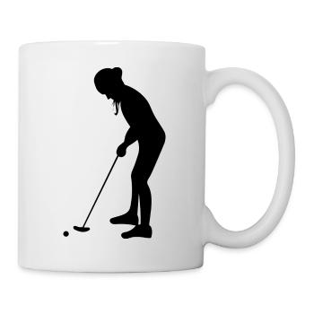 MINIGOLF MINIGOLF -GOLF - Mug blanc - blanc - Droite