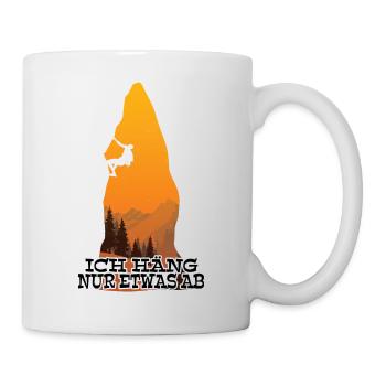 Bouldern - Tasse - Weiß - Rechts