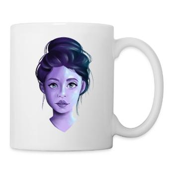 Purple Girl - Mug blanc - blanc - Droite