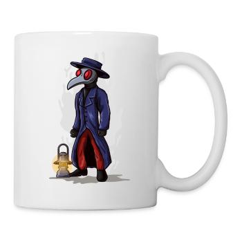 Plague Doctor Pest Arzt Pest Doktor Pestarzt - Tasse - Weiß - Rechts