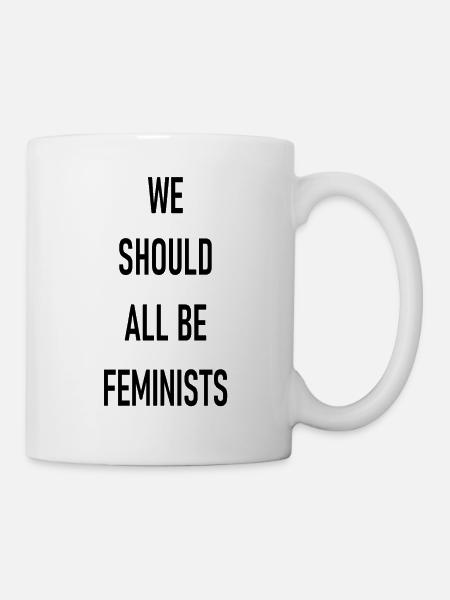 Nous devrions toutes être féministes - Mug blanc - blanc