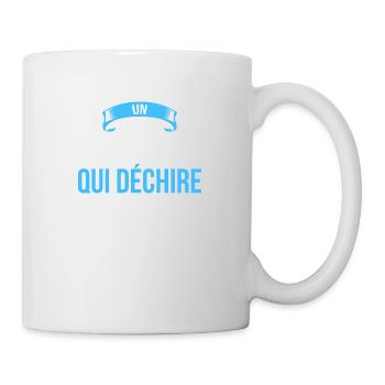 je suis un Doudou qui déchire cadeau humour - Mug blanc - blanc - Droite