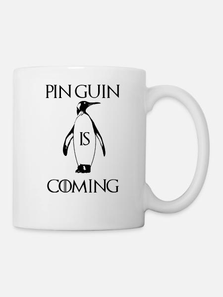 Pinguin is coming - GOT winter - Mug blanc - blanc