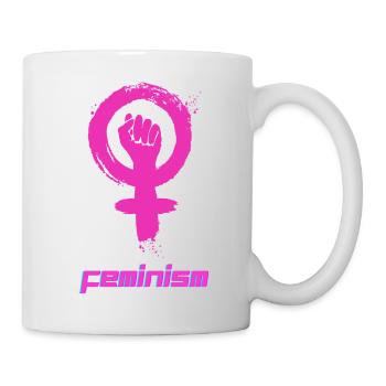 Proud feminist - Mug - white - Right