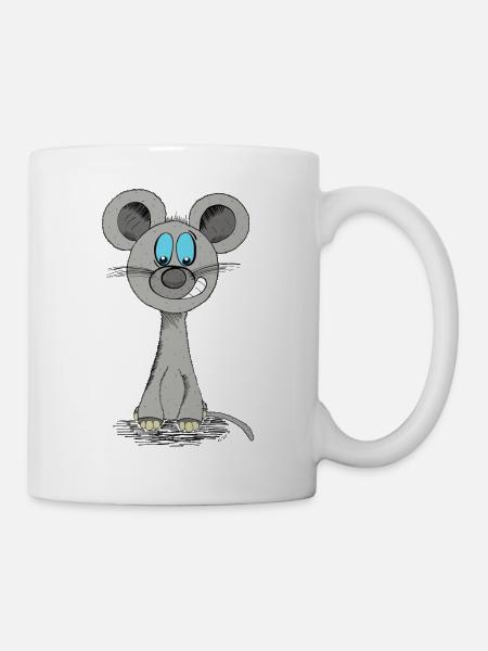 Funny mouse - Mug - white